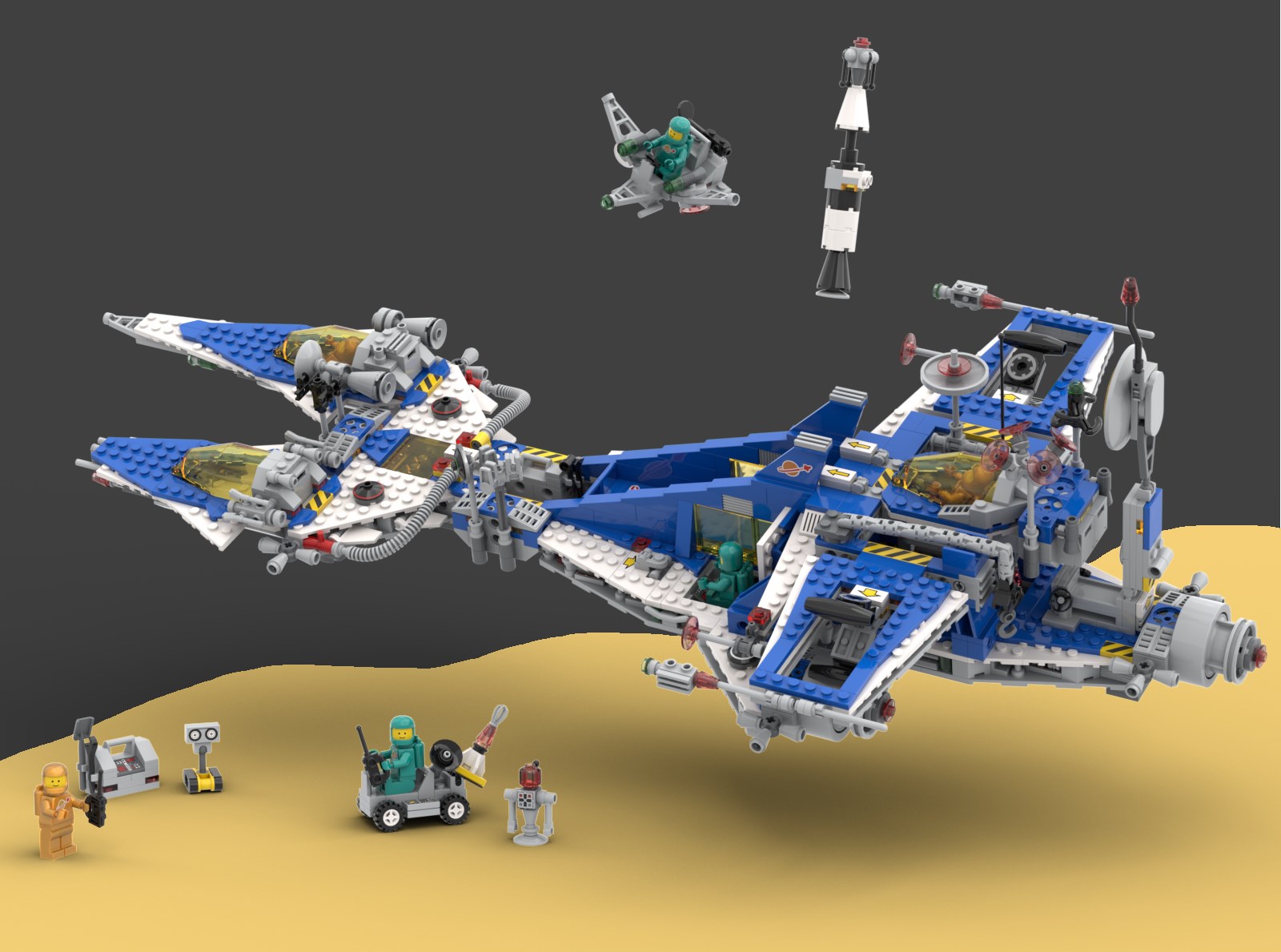 SPACE DESIGN SERIES 全10巻セット BDP Series 10: Deep Space Explorer | Brickset